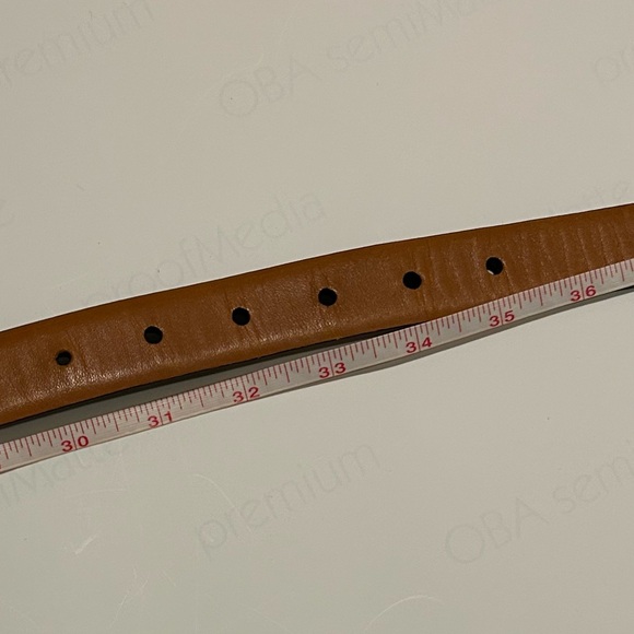 5 genuine leather high quality Italian Ralph Lauren Allsaints Chain Belts black - Picture 12 of 12